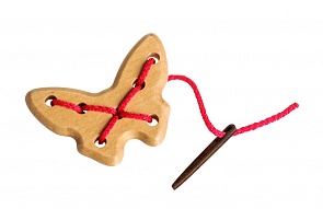 Шнуровка - Бабочка, 3 детали (Томик, 611-6 ТОМИКsim)